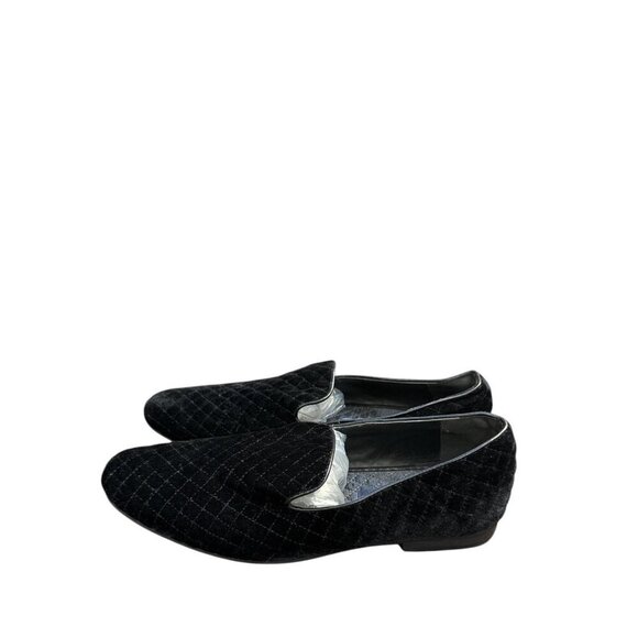 Giorgio Brutini Mens Black Velvet Quilted Slip-On Loafers Size 11M, NWT main image 6
